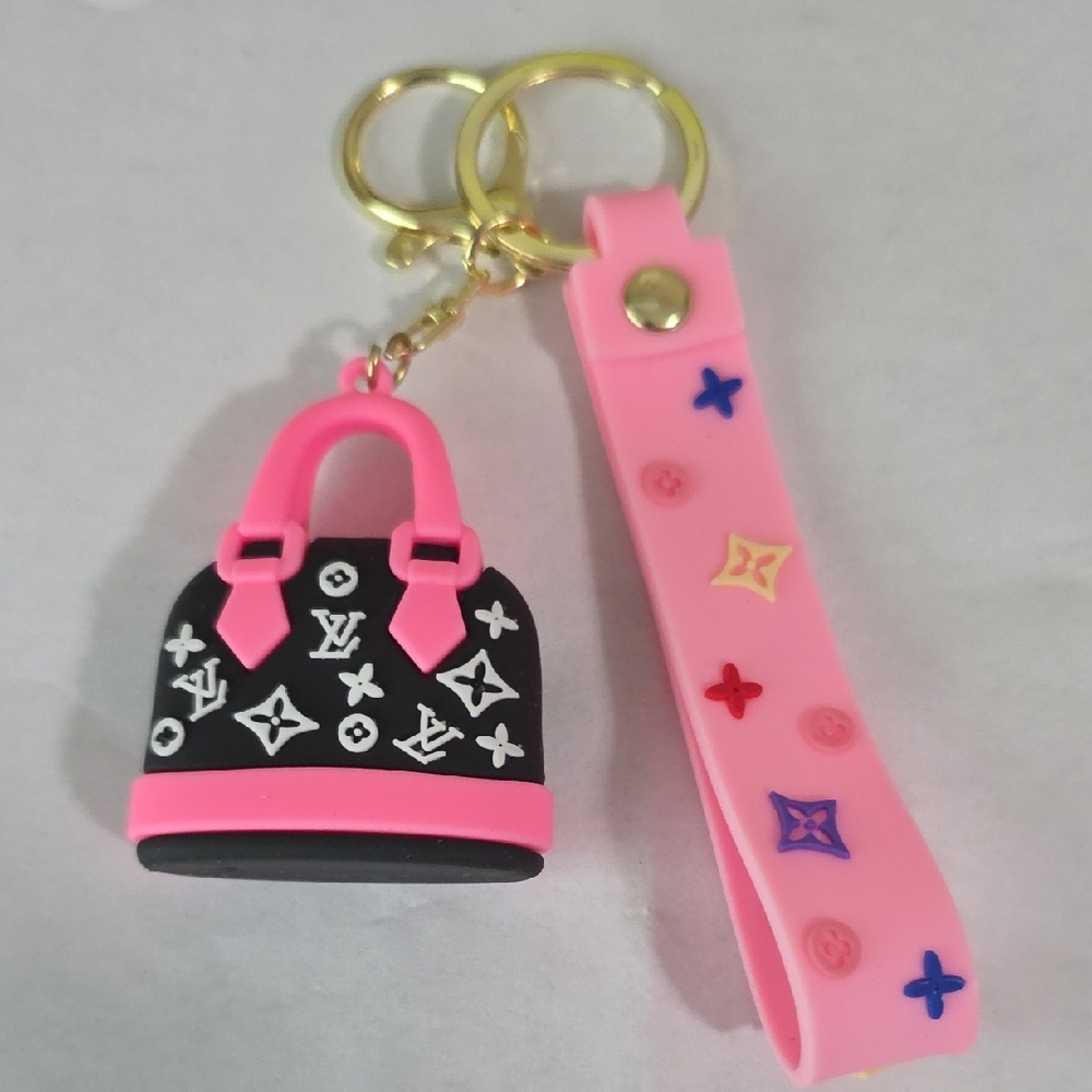 Black and Pink Designer Key Holder